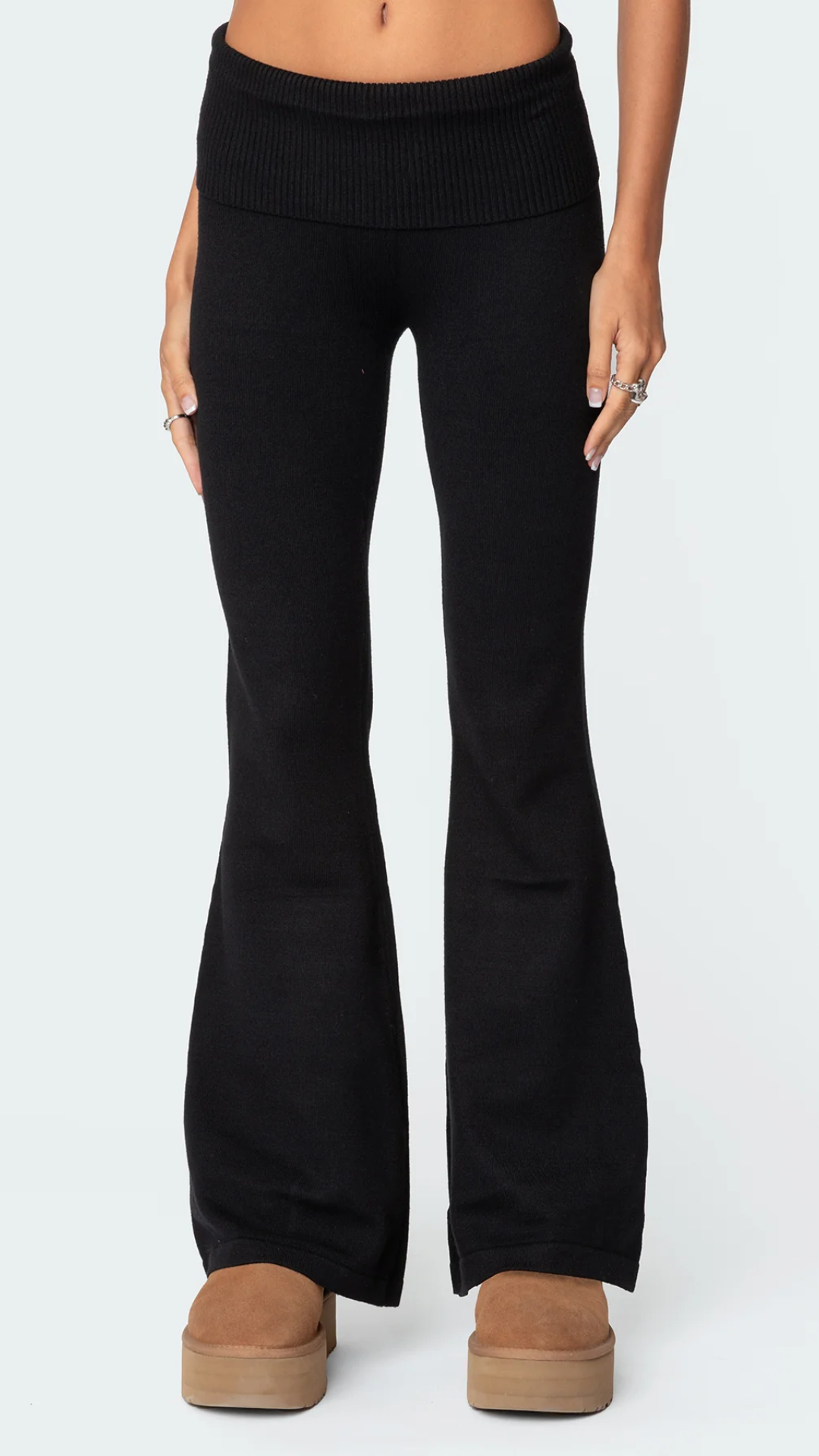 Slim Knit Flares + Free Top