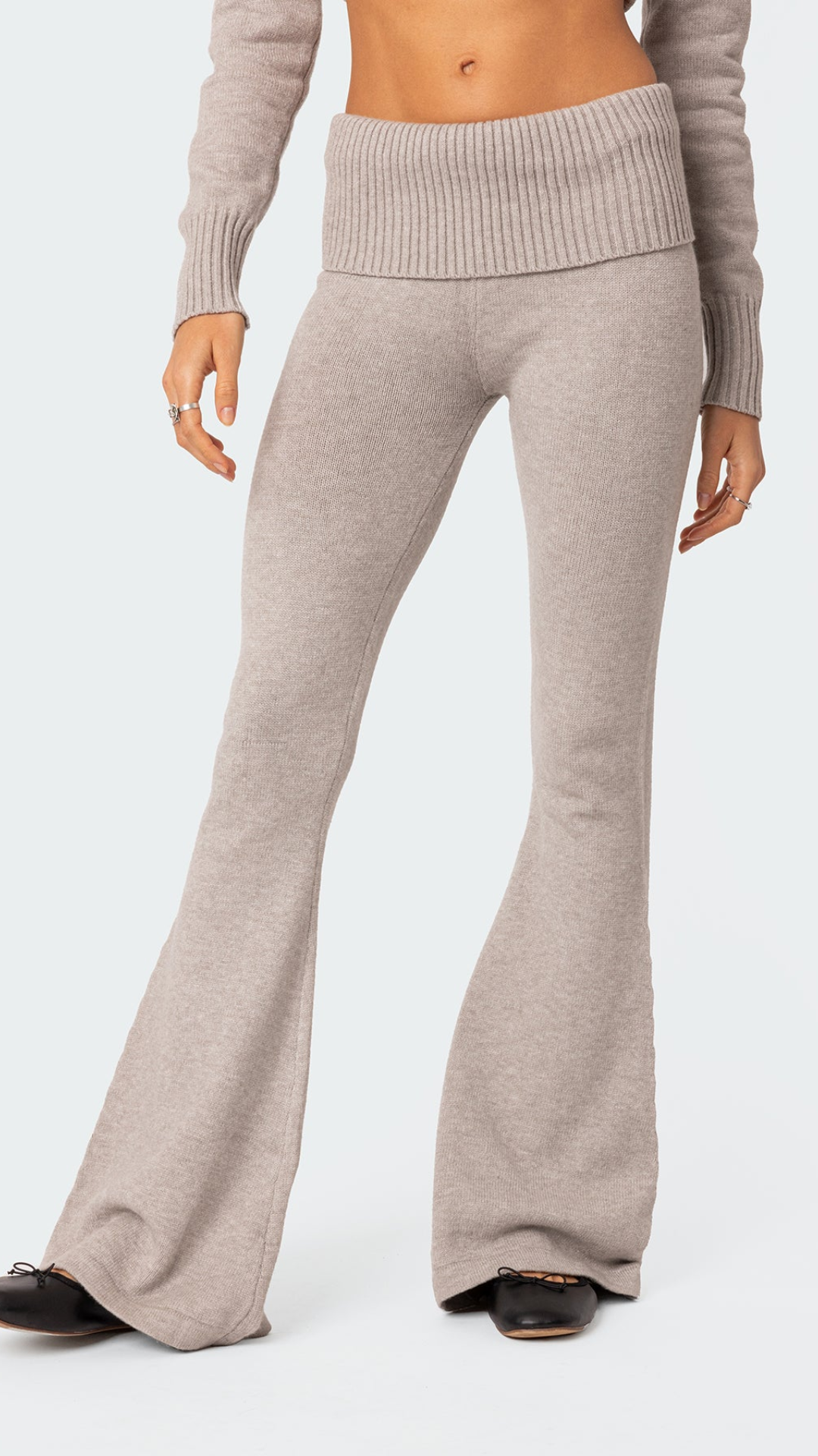 Slim Knit Flares + Free Top