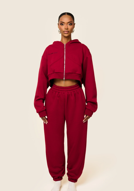 Red Sweat Set