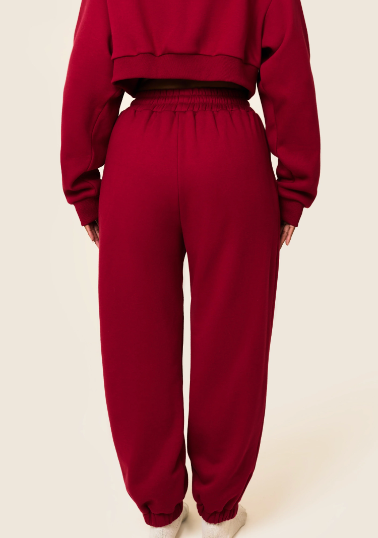 Red Sweat Set
